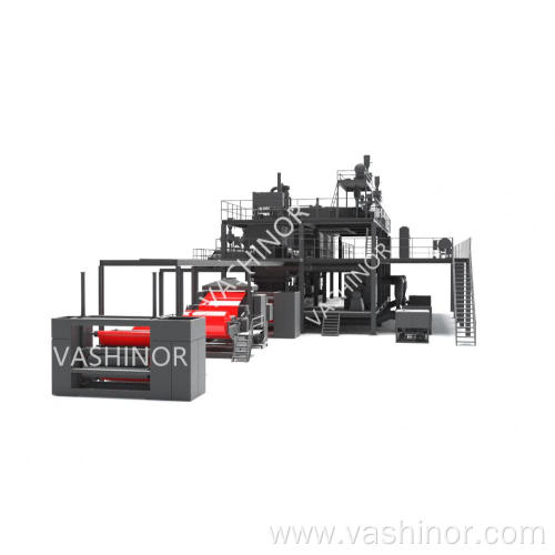 SMMS PP material non woven fabric making line